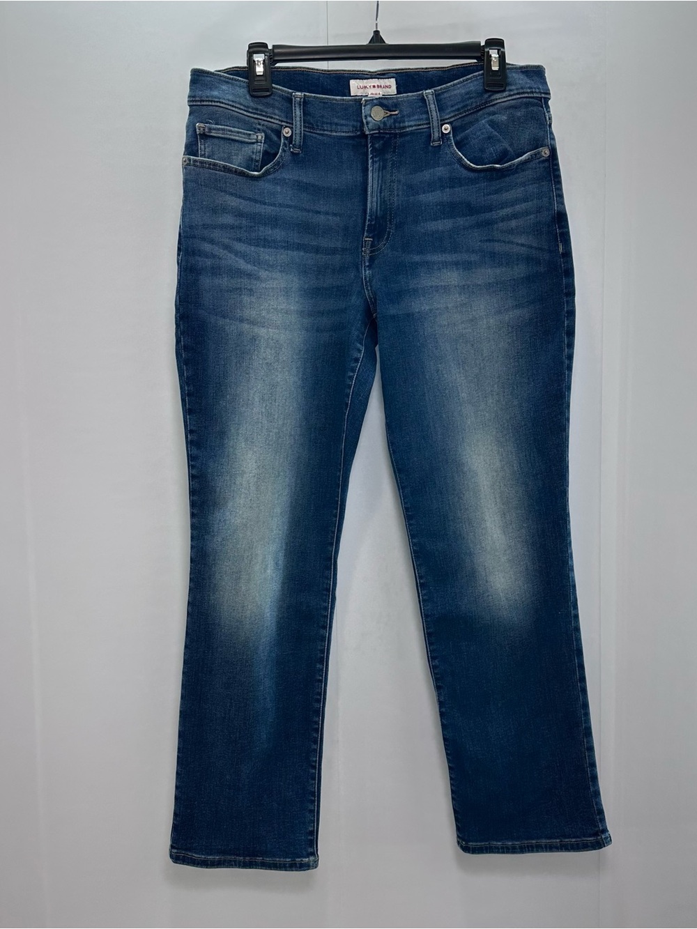 Lucky Brand Straight Leg Jeans - Dark Blue Fade